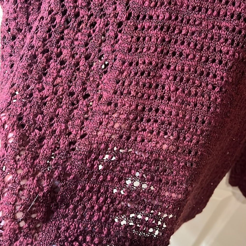 3x Inc  Maroon Cowl Neck Sweater  compliments waiting - Picture 4 of 6